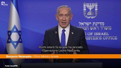 Netanyahu "Operazione contro Iran necessaria, minaccia a Israele"