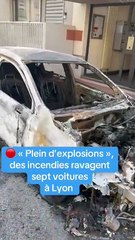 Des incendies ravagent sept voitures à Lyon