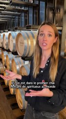 Visite aux portes de Paris du premier chai flottant de spiritueux au monde !