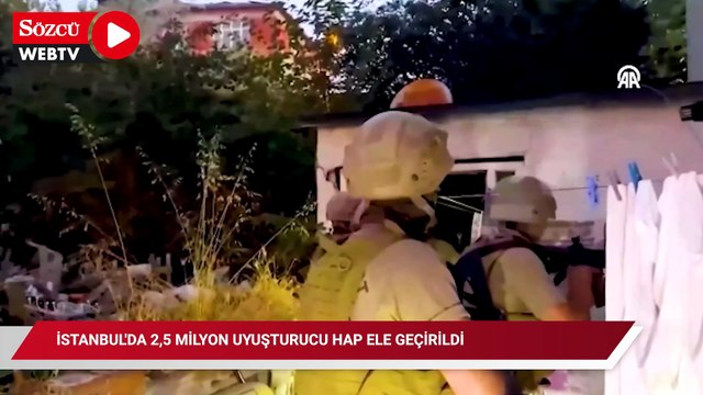 İstanbul'da 2,5 Milyon Uyuşturucu Hap Ele Geçirildi