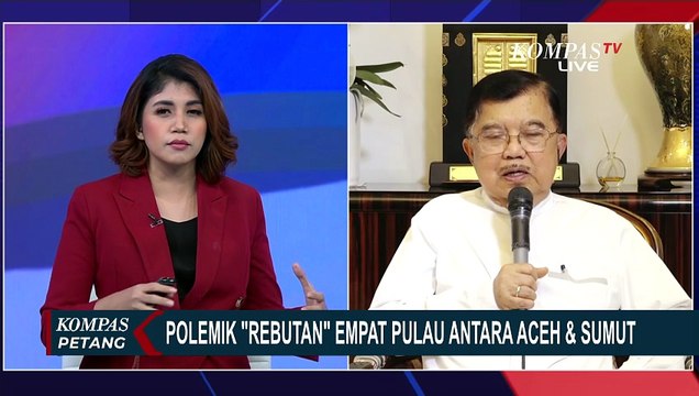 Jusuf Kalla Ungkap Beberapa Poin Penting untuk Kemendagri di Polemik 4 Pulau antara Aceh & Sumut