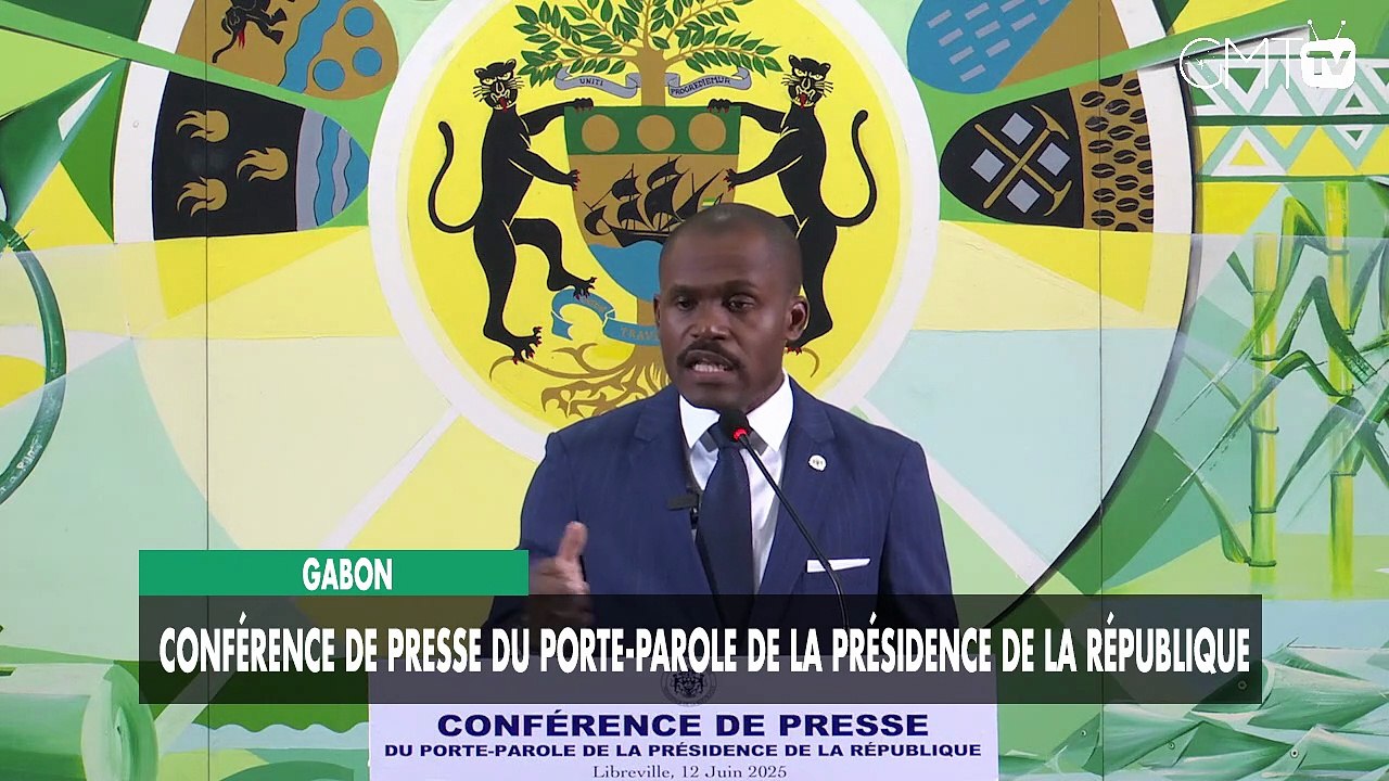 [#Reportage] Gabon : conférence de presse du porte-parole de la présidence de la République