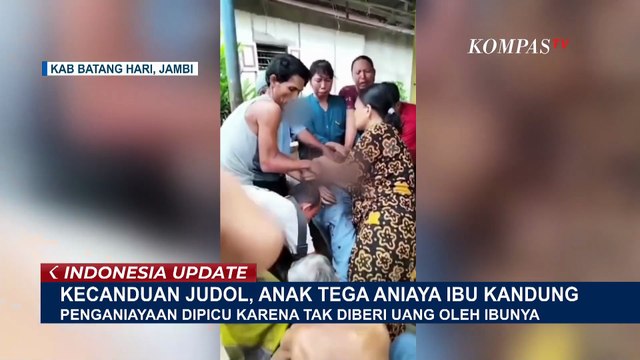 Viral! Kecanduan Judi Online, Anak di Batanghari Jambi Tega Aniaya Ibu Kandung