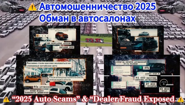✩ Ловушка с подержанными авто в России ✩ Почему массово избавляются от китайских машин? | Мошенничество 2025 и обман в автосалонах ✩ Russia’s Used Car Trap ✩ Why Are Chinese Cars Being Dumped? | 2025 Auto Scams & Dealer Fraud Exposed