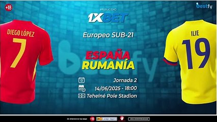 España vs Rumania: Euro Sub 21