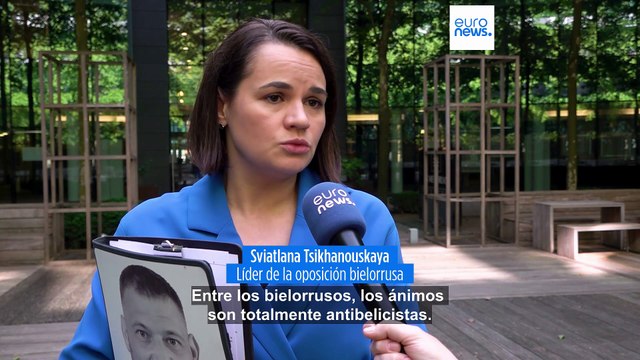 Rusia podría utilizar a Bielorrusia para atacar el Báltico, pero los bielorrusos no lo harán, afirma la líder de la oposición