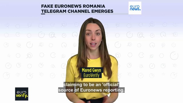 Fake Euronews Telegram channel spreads false claims about Romanian and Moldovan leaders