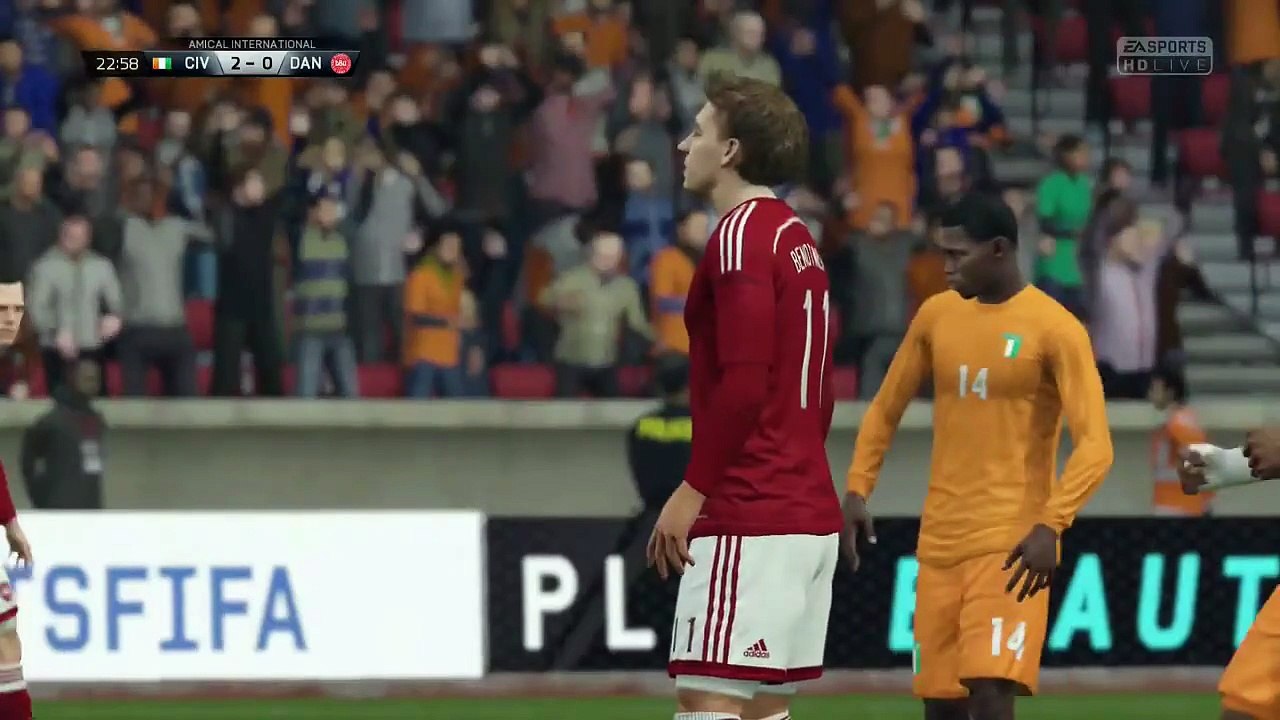 FIFA 16 - Cote d'Ivoire ⁄ Danemark