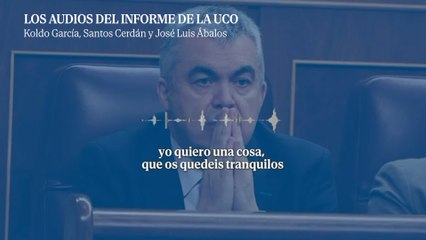 La conversación a tres de los cabecillas Cerdán, Ábalos y Koldo