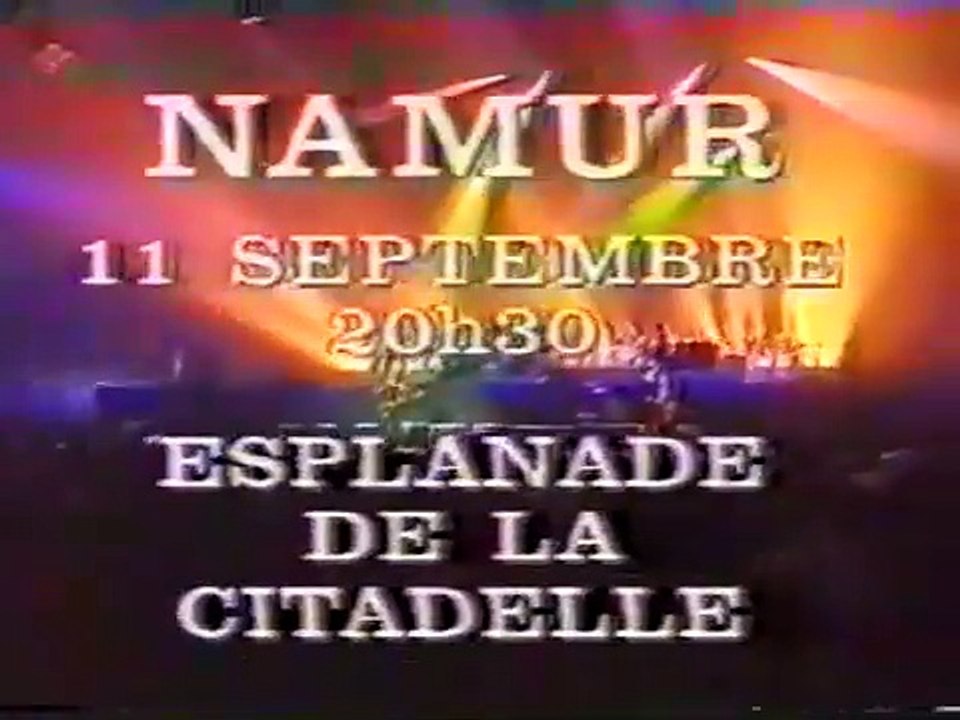 Johnny Hallyday – Bande-Annonce RTL-TVI pour le Concert de Namur (11 septembre 1991)