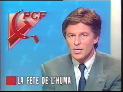 Johnny Hallyday – Journal de 20h (Antenne 2) – La Fête de l’Humanité (15 septembre 1991)