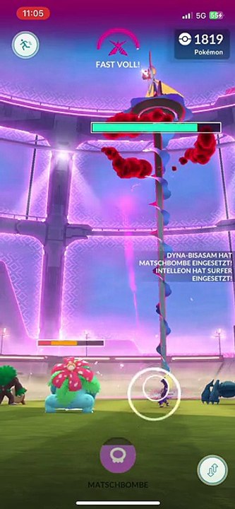 Pokémon go: Über 800 trainer kämpfen in gigadynamax-kampf