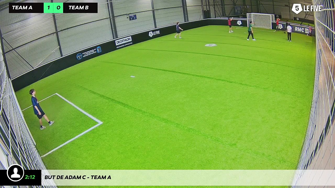 But de Adam C - Team A