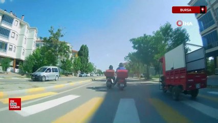 Aksaray'da kuryelerin tehlikeli yolculuğu