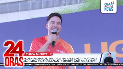 Alden Richards, umayos na ang lagay matapos ang mga pinagdaanang; priority ang self-love | 24 Oras