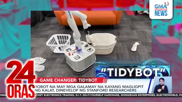 Robot na may mga galamay na kayang magligpit ng kalat, dinevelop ng Stanford researchers | 24 Oras