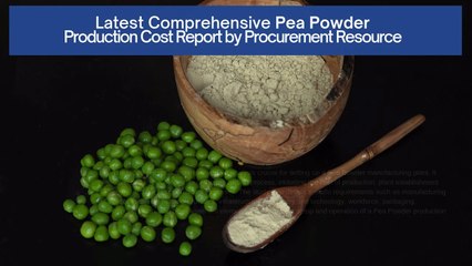 Pea Powder Production Cost Analysis
