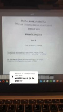 Analyse du Sujet Bac de Maths Centres Étrangers Jour 2 2025 tombé le 13/06/25#bac #bac2025 #terminale #spemaths