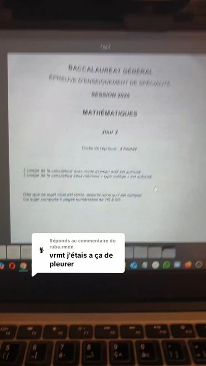 Analyse du Sujet Bac de Maths Centres Étrangers Jour 2 2025 tombé le 13/06/25#bac #bac2025 #terminale #spemaths