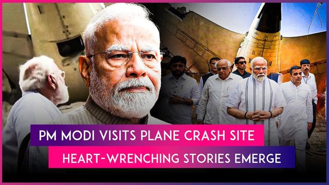 Ahmedabad Plane Crash: Modi Visits Crash Site, Meets Injured Victims; Heart-Breaking Stories Emerge