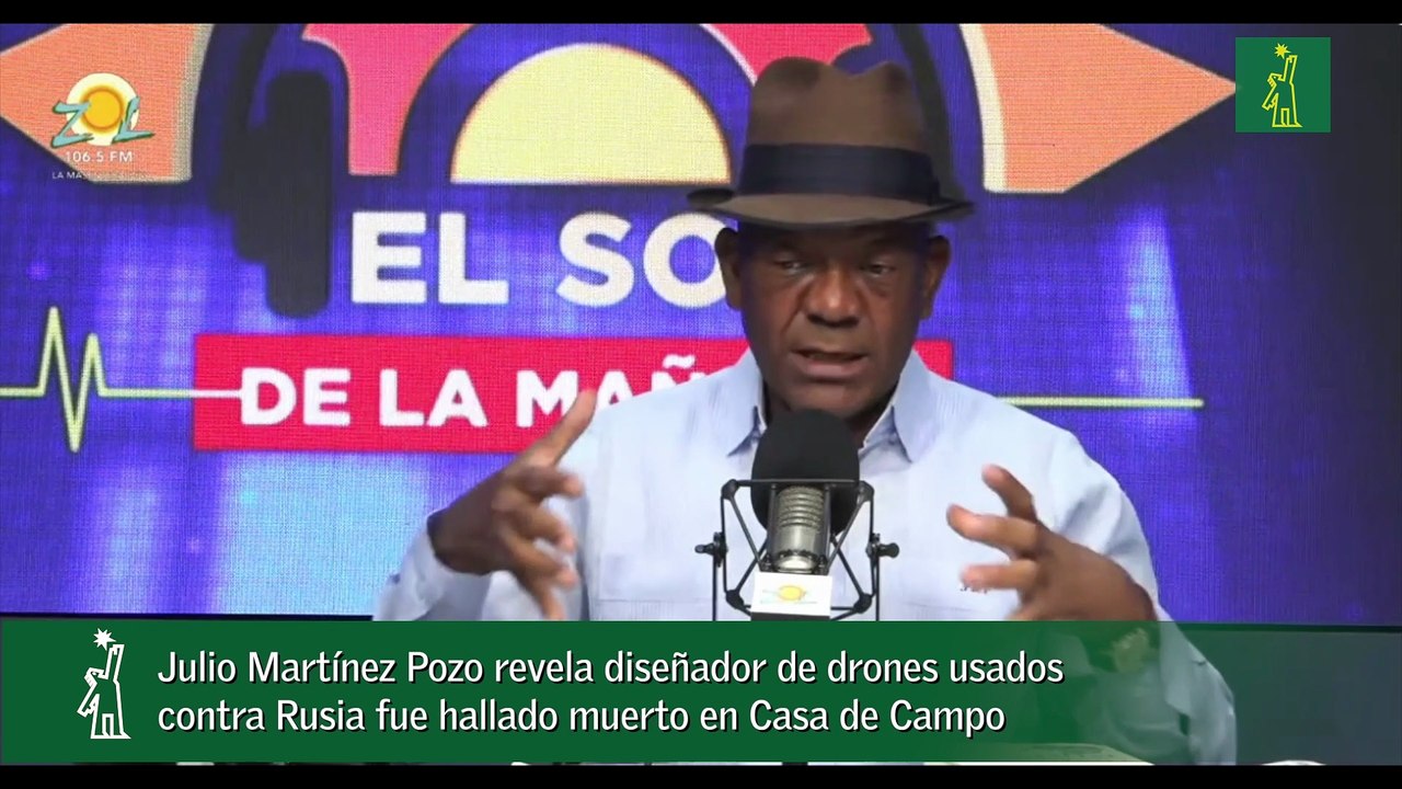 Julio Martínez Pozo revela diseñador de drones usados contra Rusia fue hallado muerto en Casa de Campo