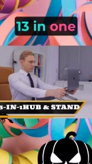 World's First 13 in 1 USB C Hub with Ergonomic Laptop Stand