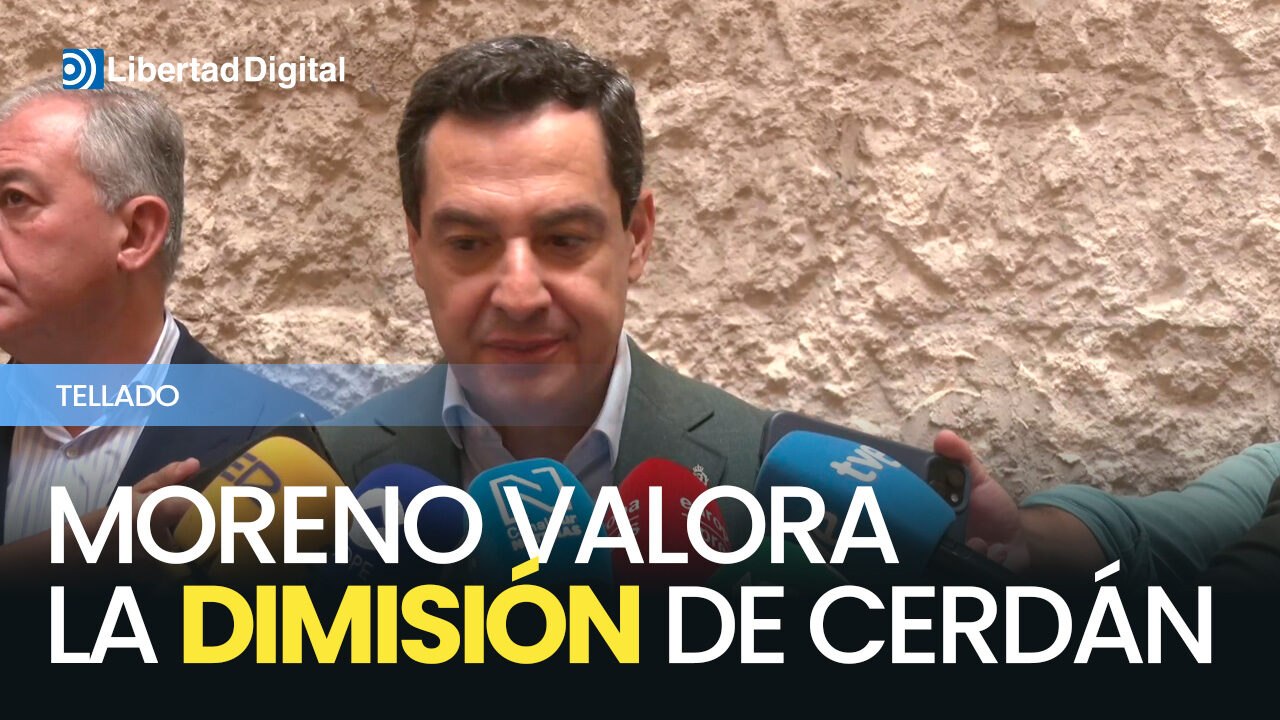Juanma Moreno valora la dimisión de Santos Cerdán