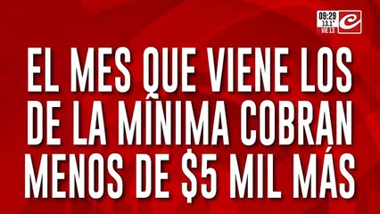 Parece broma: el mes que viene los jubilados cobrarán menos de cinco mil pesos de aumento