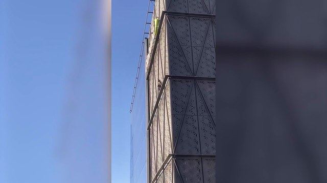 Un mendocino escaló 15 pisos de una torre de Puerto Madero sin arnés y terminó detenido