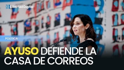 Ayuso reivindica la Real Casa de Correos como símbolo de concordia frente a la "deslegitimación" del Gobierno