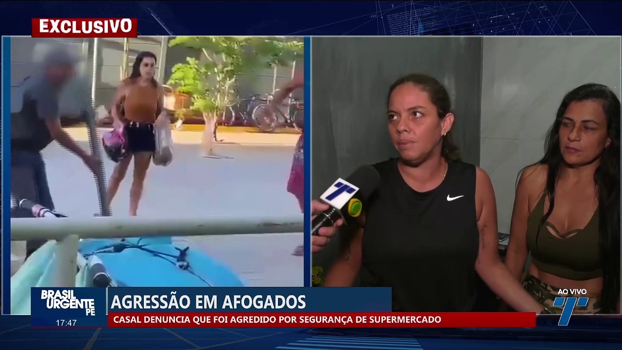 Agressão em Afogados: casal denuncia que foi agredido por segurança em supermercado