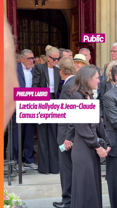 Philippe Labro : Laeticia Hallyday & Jean-Claude Camus s'expriment