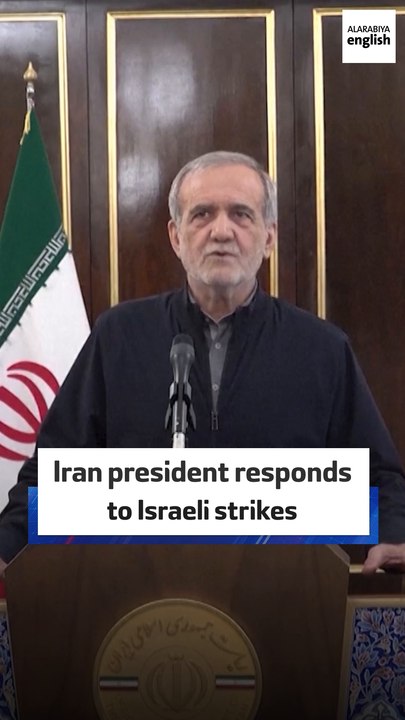 Iran president responds to Israeli strikes