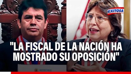 Tomás Gálvez sobre su reincorporación a la Fiscalía: "La fiscal de la Nación ha mostrado su oposición"