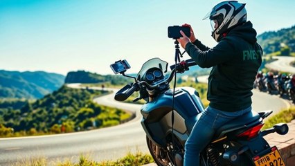 Phone Drops Mid-Selfie! 📸💥  Best Phone Mounts & Camera Gear for Riders