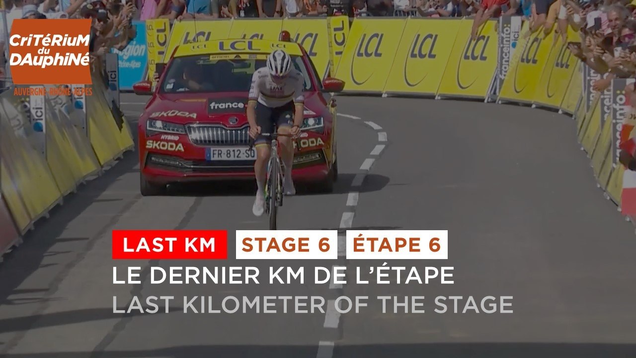 The last kilometer of the stage 6