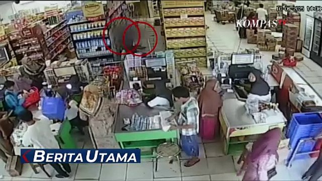 Rekaman CCTV Aksi 2 Ibu-Ibu Curi Susu Formula di Swalayan Bangkalan