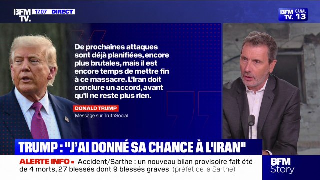 Frappes israéliennes en Iran: Donald Trump salue des attaques excellentes et promet qu'il y en aura d'autres panifiées et plus brutales