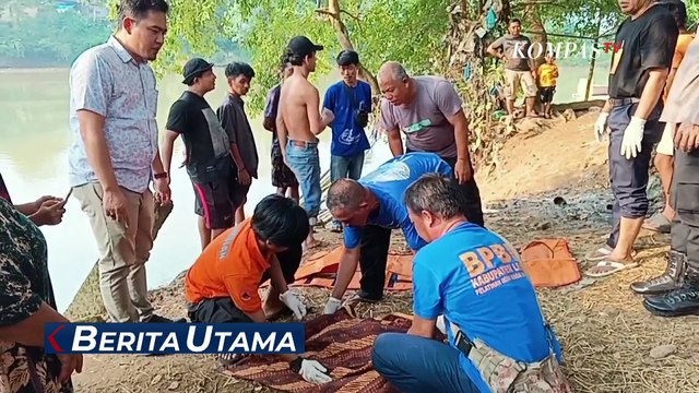 Geger! Warga Lebak Temukan Jenazah Bayi Laki-Laki di Jaring Ikan Sungai Ciujung Lebak