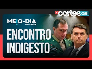 Jair Bolsonaro fica cara a cara com Mauro Cid no STF