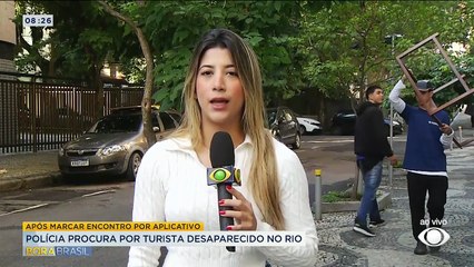 Turista desaparece no RJ depois de marcar encontro por aplicativo