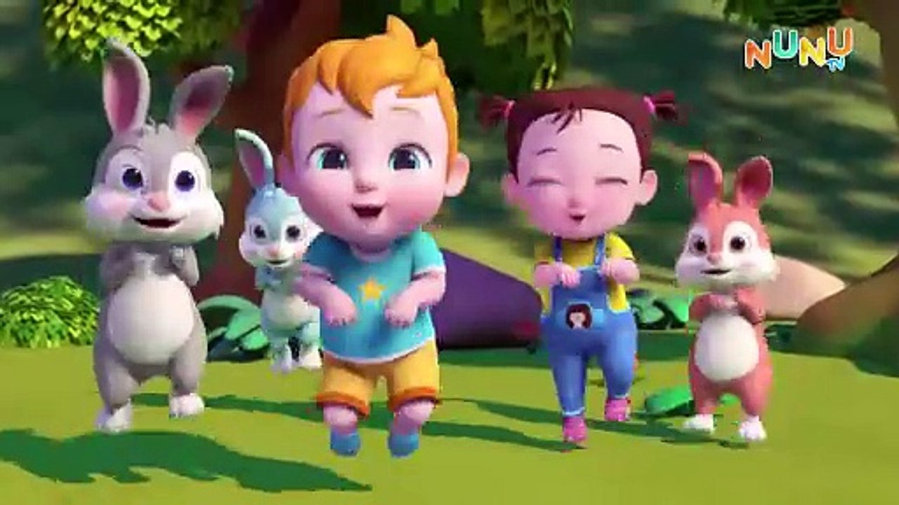 Hop Little Bunnies Hop Hop Hop ｜ Nursery Rhymes & Kids Songs ｜ NuNu Tv