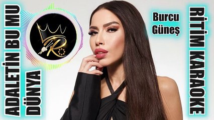 Adaletin Bu Mu Dünya - Burcu Güneş ✩ Ritim Karaoke (Hüseyni 2/4 Beste Ali Ercan)