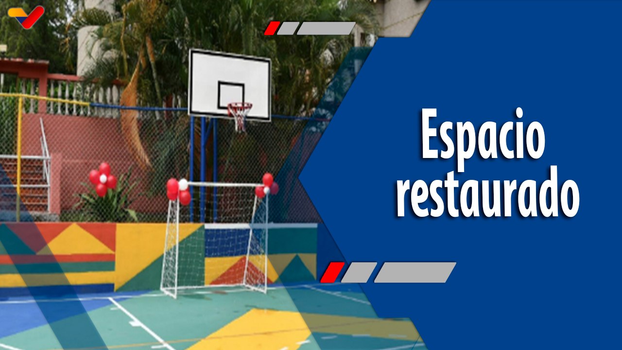 Deportes VTV | Gobierno Nacional inaugura cancha deportiva en Caricuao UD3