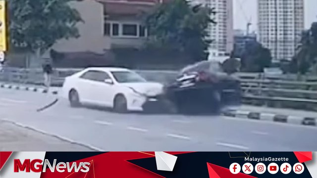Pejalan kaki dipercayai lemas selepas dirempuh kereta terbabas di Jalan Ipoh
