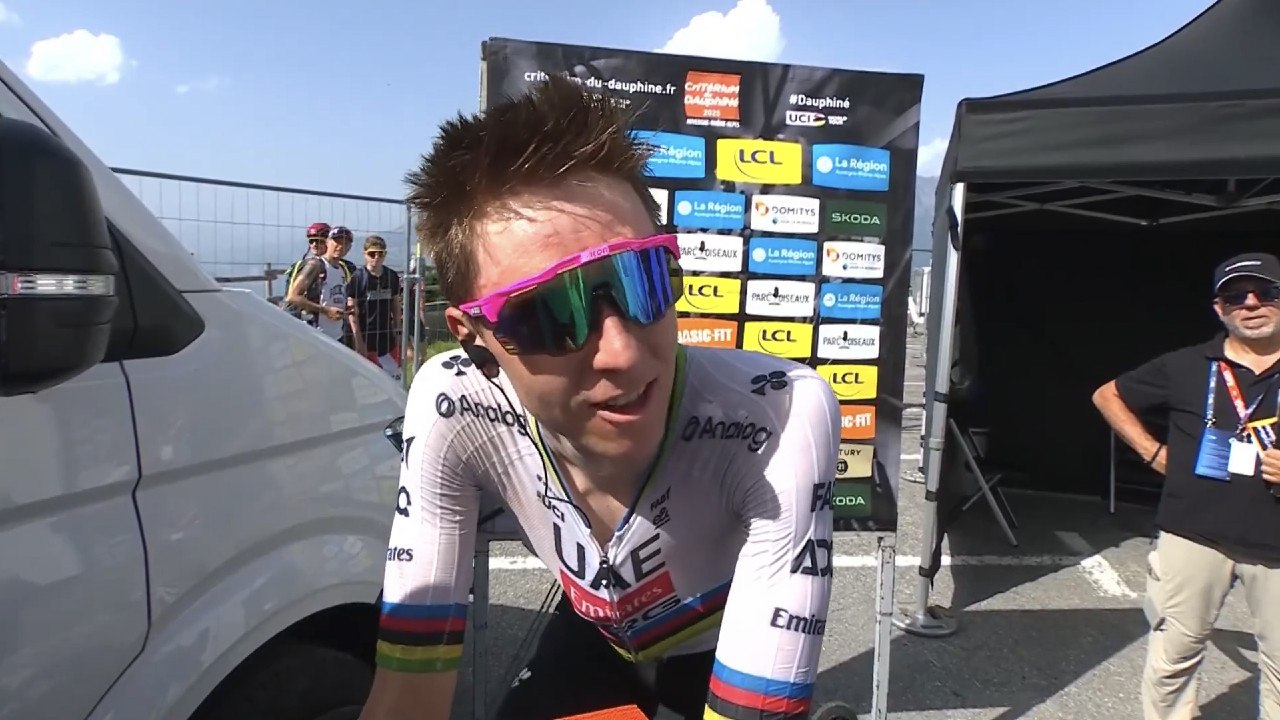 Cycling - Critérium du Dauphiné 2025 - Tadej Pogacar : "1 minute gap on Vingegaard... it's good"