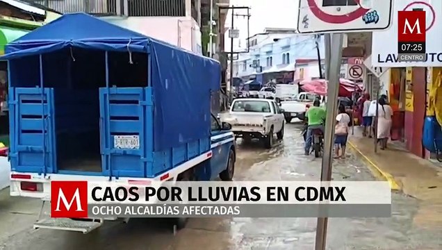 Lluvias torrenciales del 12 de junio generan caos vial e inundaciones en CdMx