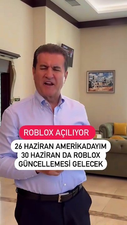 Mustafa Sarıgül, 26 Haziran'da Amerika'ya gidip Roblox yetkilileriyle konuşarak Roblox'u açtıracağını iddia etti.