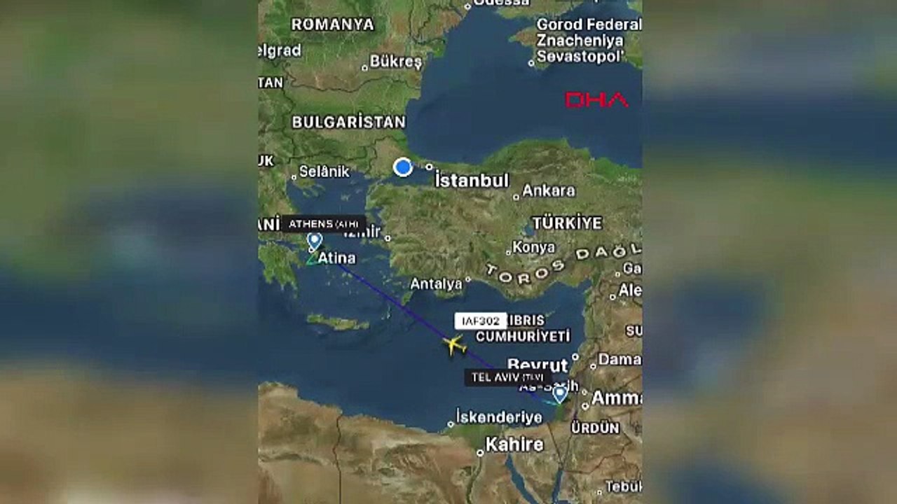İsrail başkanlık uçağı neden Yunanistan'a gönderildi? Uçakta kimler vardı?