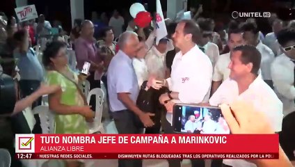 ​Presentan a Branko Marinkovic como jefe nacional de campaña de Libre, de Tuto Quiroga